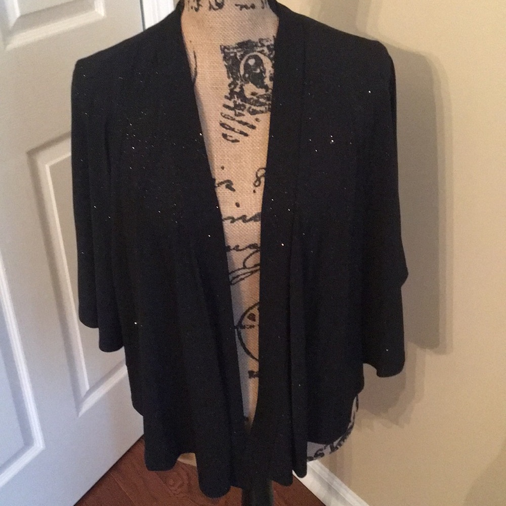 NWT sparkle shrug